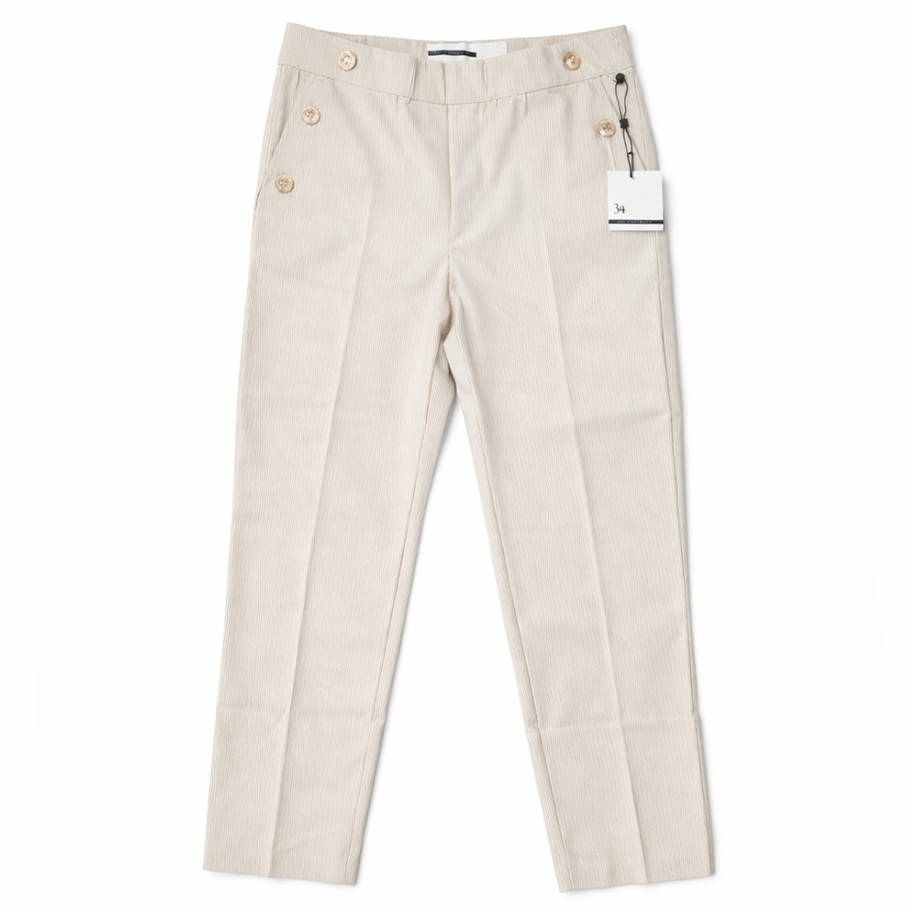 BNWT Jules & Leopold Pull-On Slim Crop Trousers – Multiple Sizes Avlb. XS–XL)